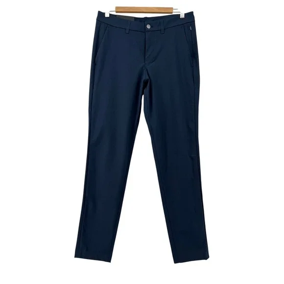 NEW LULULEMON Mens Commission Slim-Fit Pant True Navy Size 31 x 32 MSRP‎ $138 - Picture 5 of 12